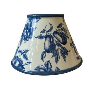 Bath & Body Works White Barn Candle Co Ceramic Candle Shade Fruit 6.5 x 4.5"